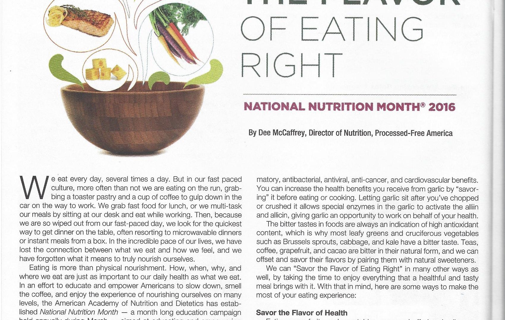 Healthy Cells Magazine March 2016