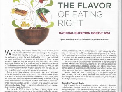 Healthy Cells Magazine March 2016