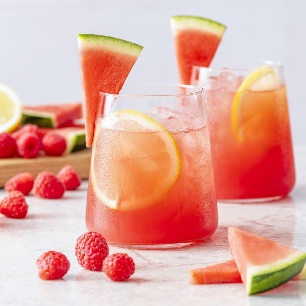Sugar-Free Watermelon Raspberry Lemonade