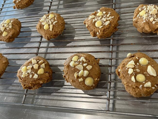 Wholesome White Chocolate Macadamia Nut Cookies